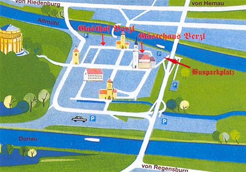 Karte Gasthof Berzl